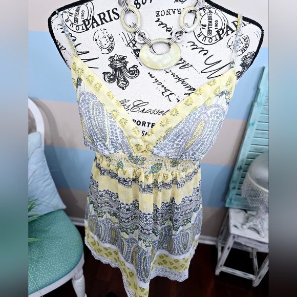 Wet Seal Yellow Boho Cami - Picture 3 of 7